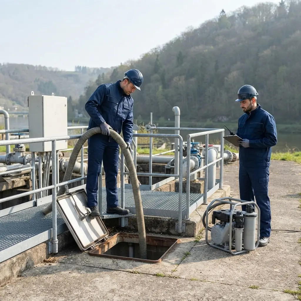 Curage poste de relevage Bogny-sur-Meuse (08120)