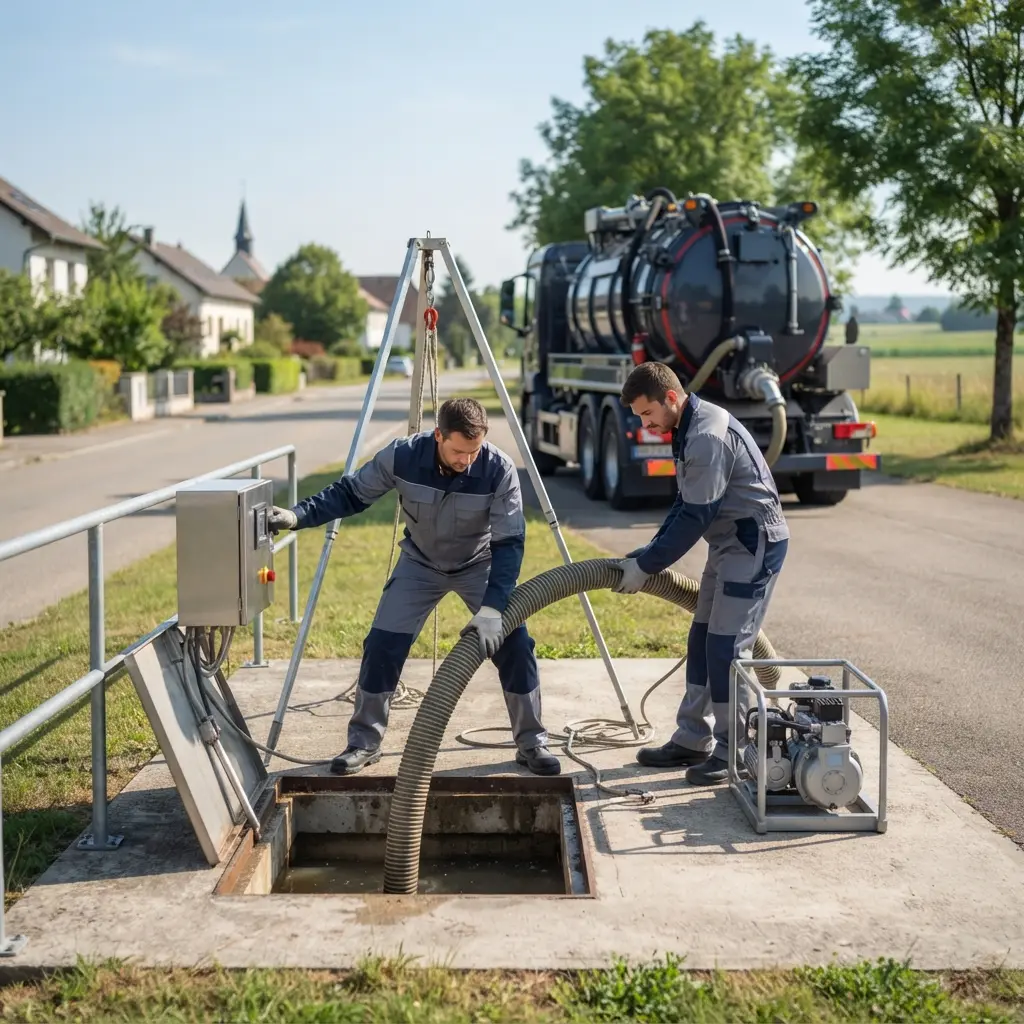 Curage poste de relevage Floing (08200)
