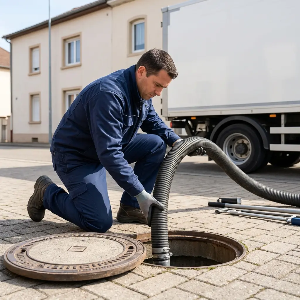 Notre approche lors d’un curage de poste à Boulay-Moselle