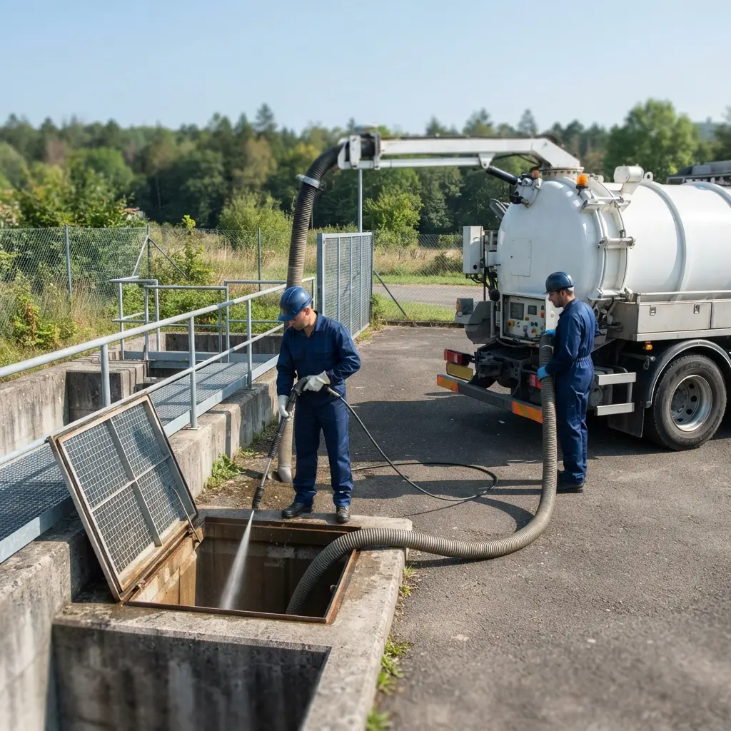 Curage poste de relevage Behren-lès-Forbach (57460)