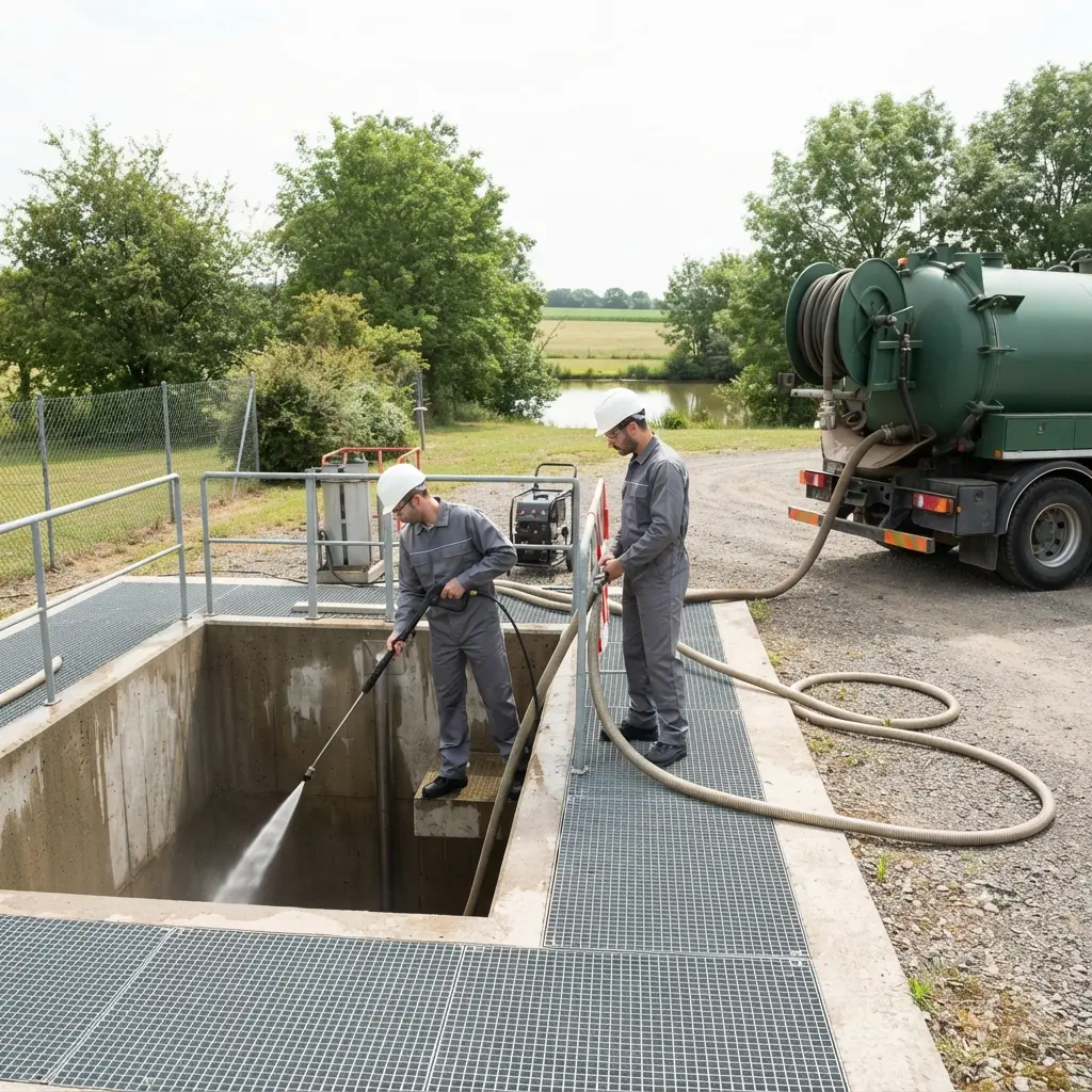 Curage poste de relevage Puttelange-aux-Lacs (57510)