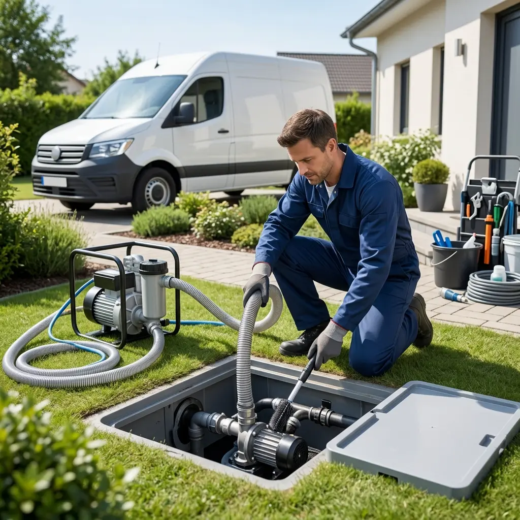 Curage poste de relevage Petite-Rosselle (57540)
