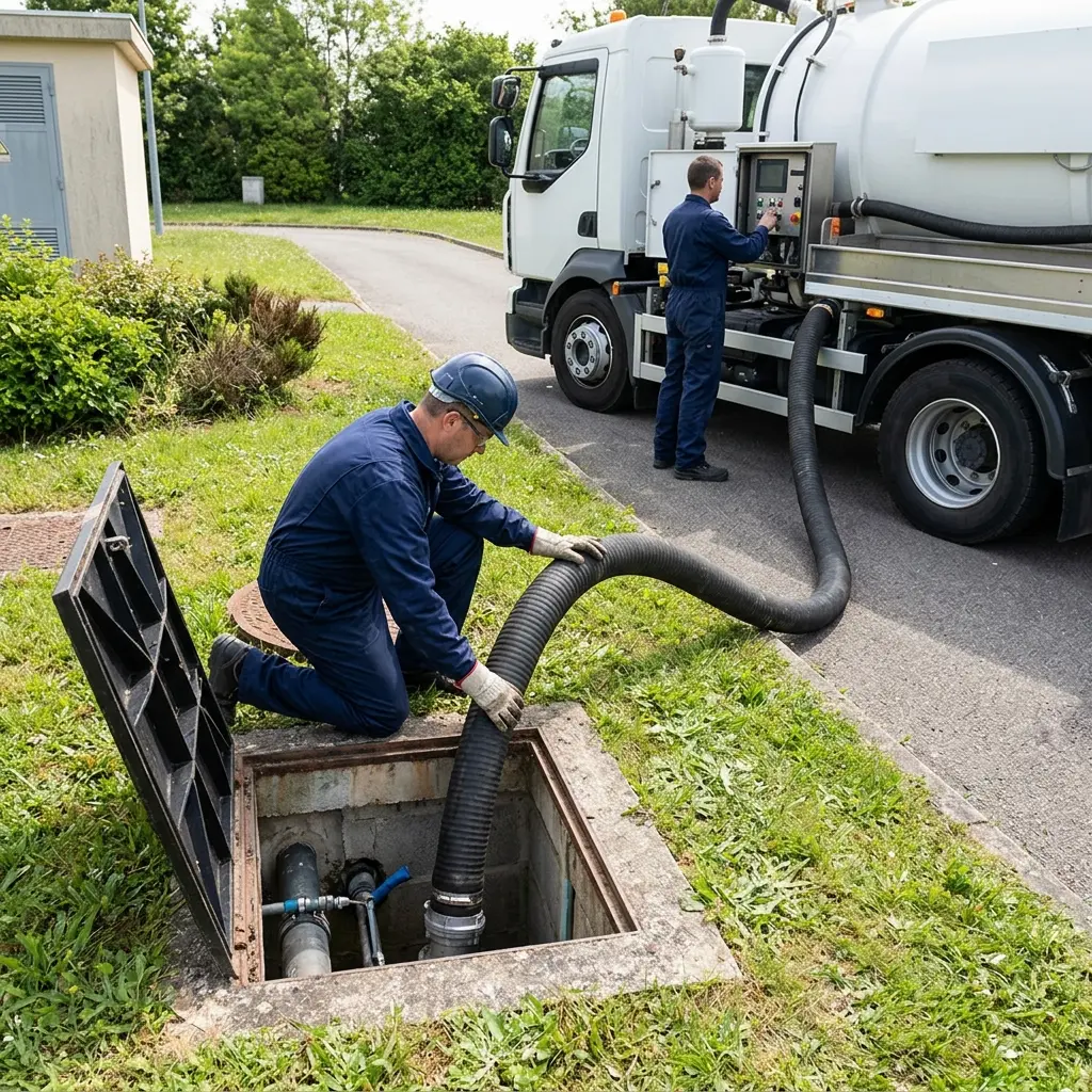 Curage poste de relevage Montois-la-Montagne (57860)