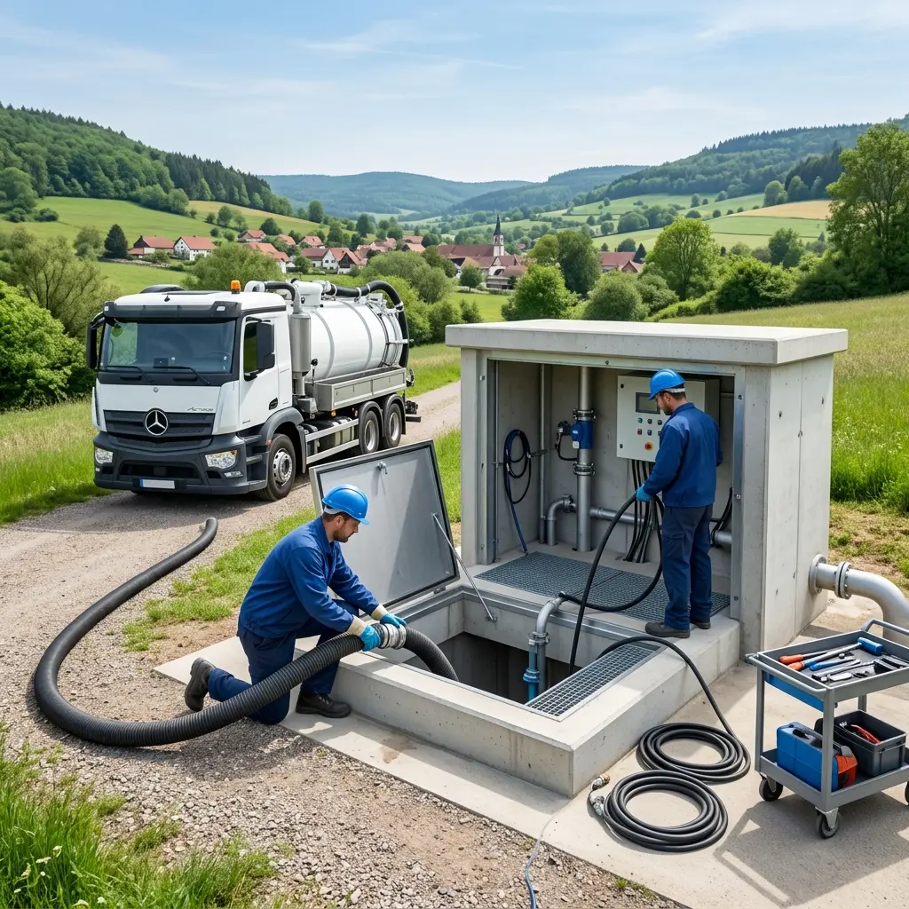 Curage poste de relevage La Broque (67130)