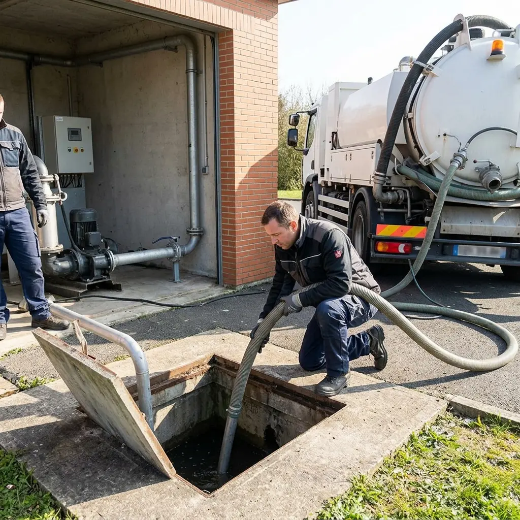 Expertise en curage poste de relevage à Crégy-lès-Meaux
