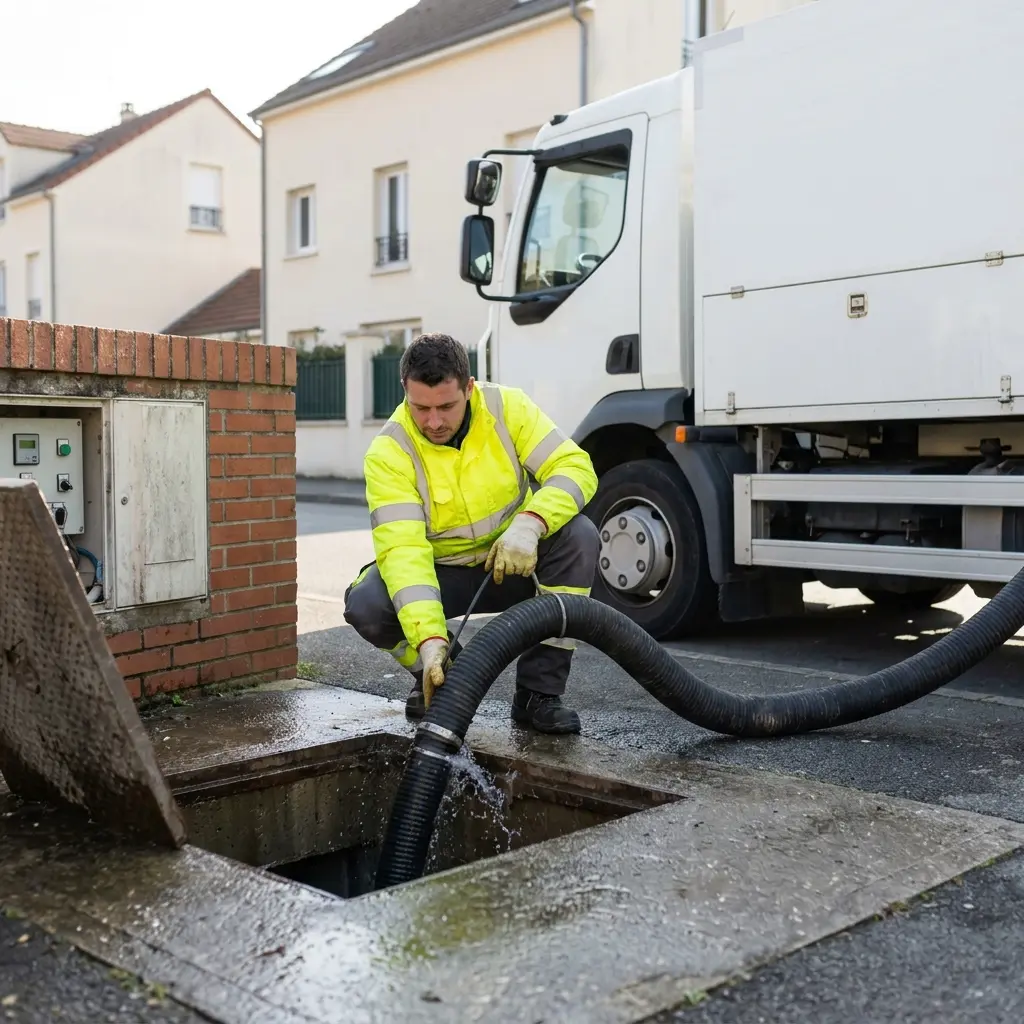 Réaction immédiate en cas d’obstruction partielle du poste de relevage à Combs‑la‑Ville
