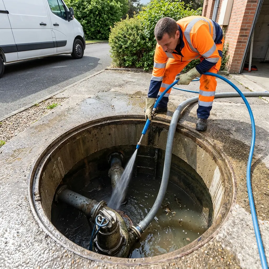 Comment se déroule un curage de poste de relevage à Montigny-sur-Loing ?