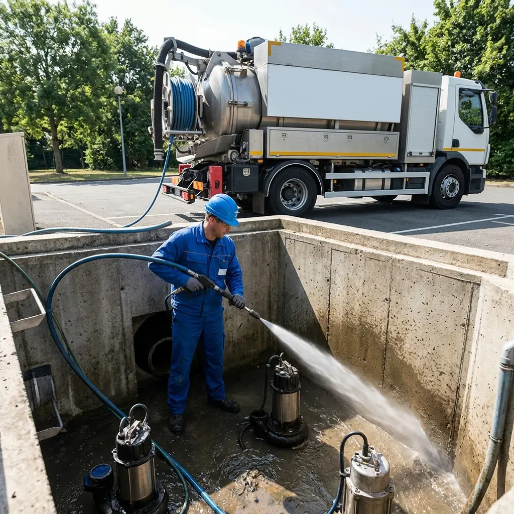 Curage poste de relevage Couilly-Pont-aux-Dames (77860)