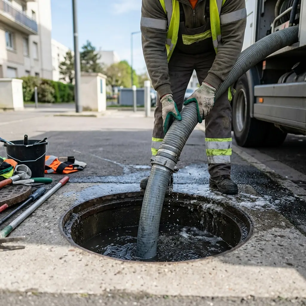 Comment se déroule l’intervention à Noisy‑le‑Sec pour le curage poste de relevage ?