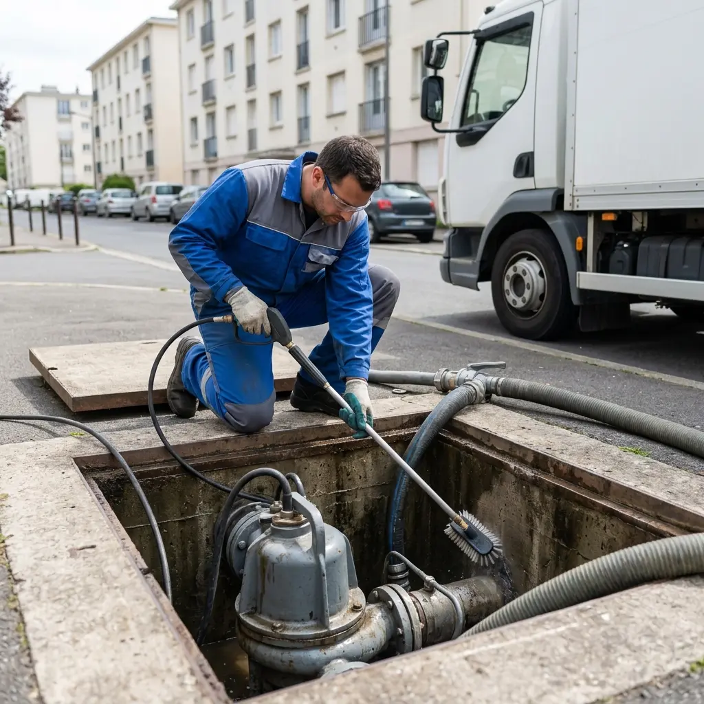 Curage poste de relevage Les Lilas (93260)