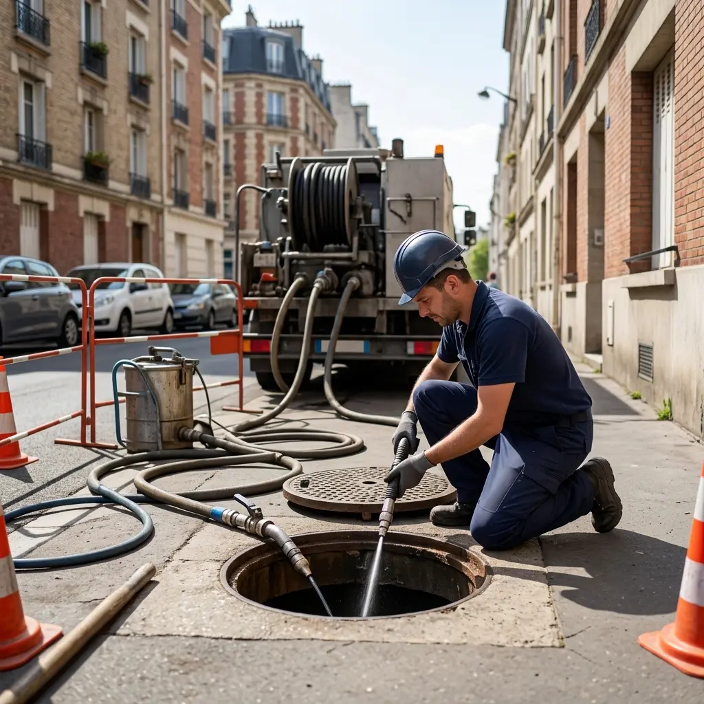 Curage poste de relevage Le Pré-Saint-Gervais (93310)