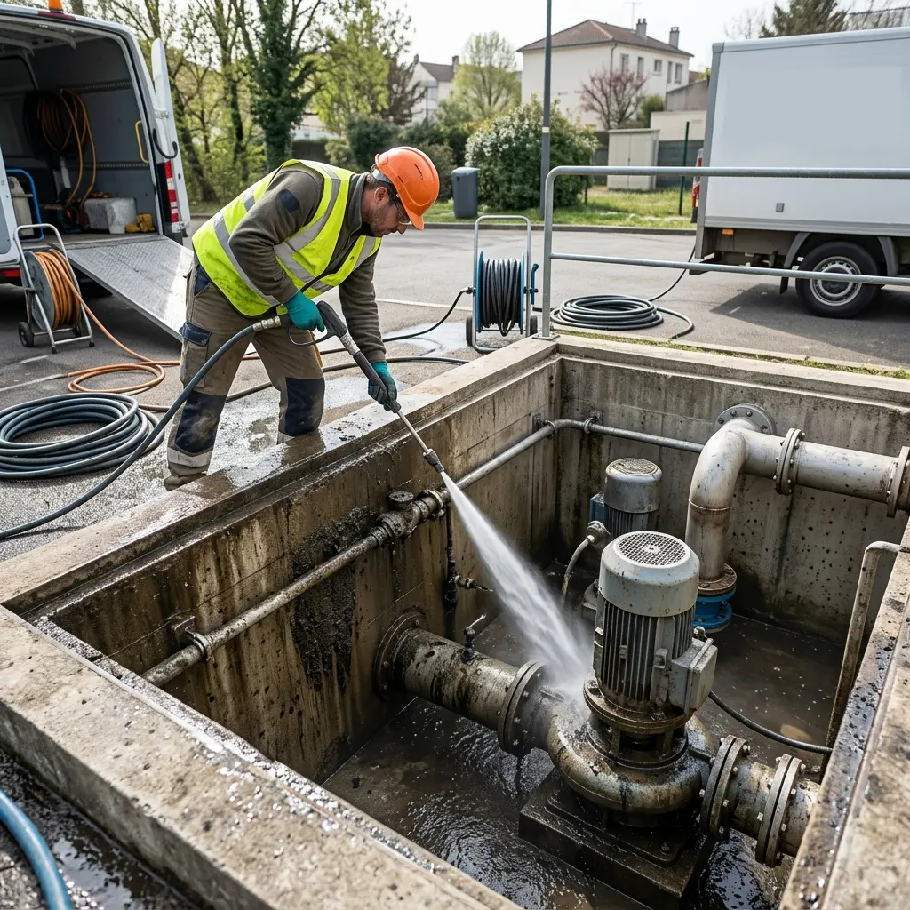 Curage poste de relevage Neuilly-Plaisance (93360)