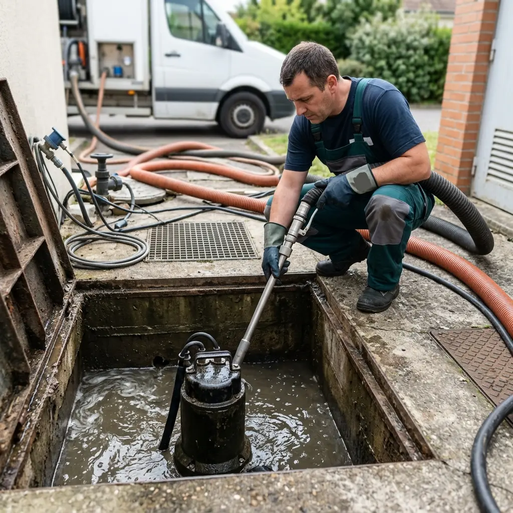 Curage poste de relevage Vaujours (93410)