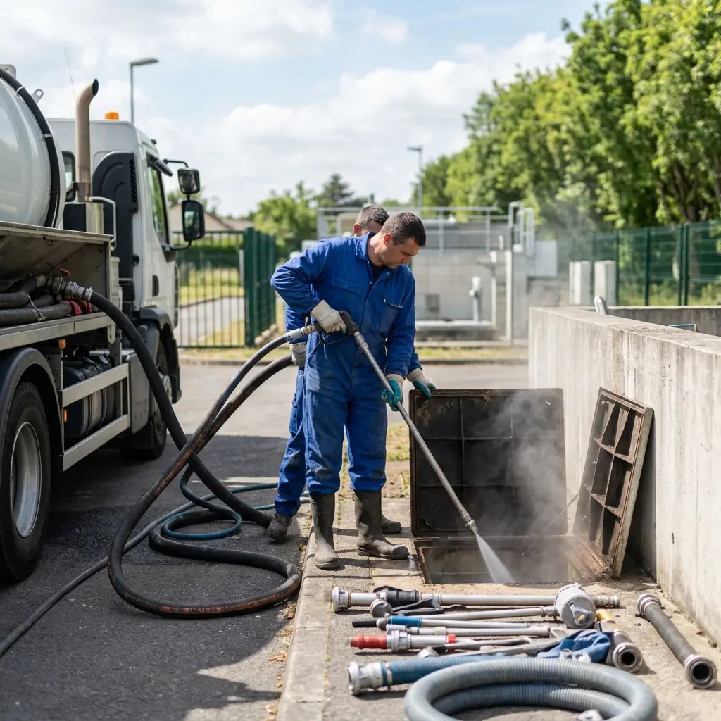 Un service professionnel pour vos eaux usées