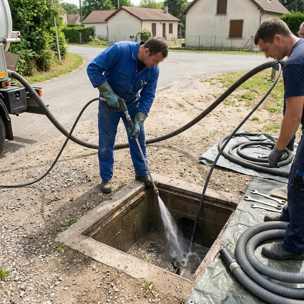 Curage poste de relevage Mandres-les-Roses (94520)