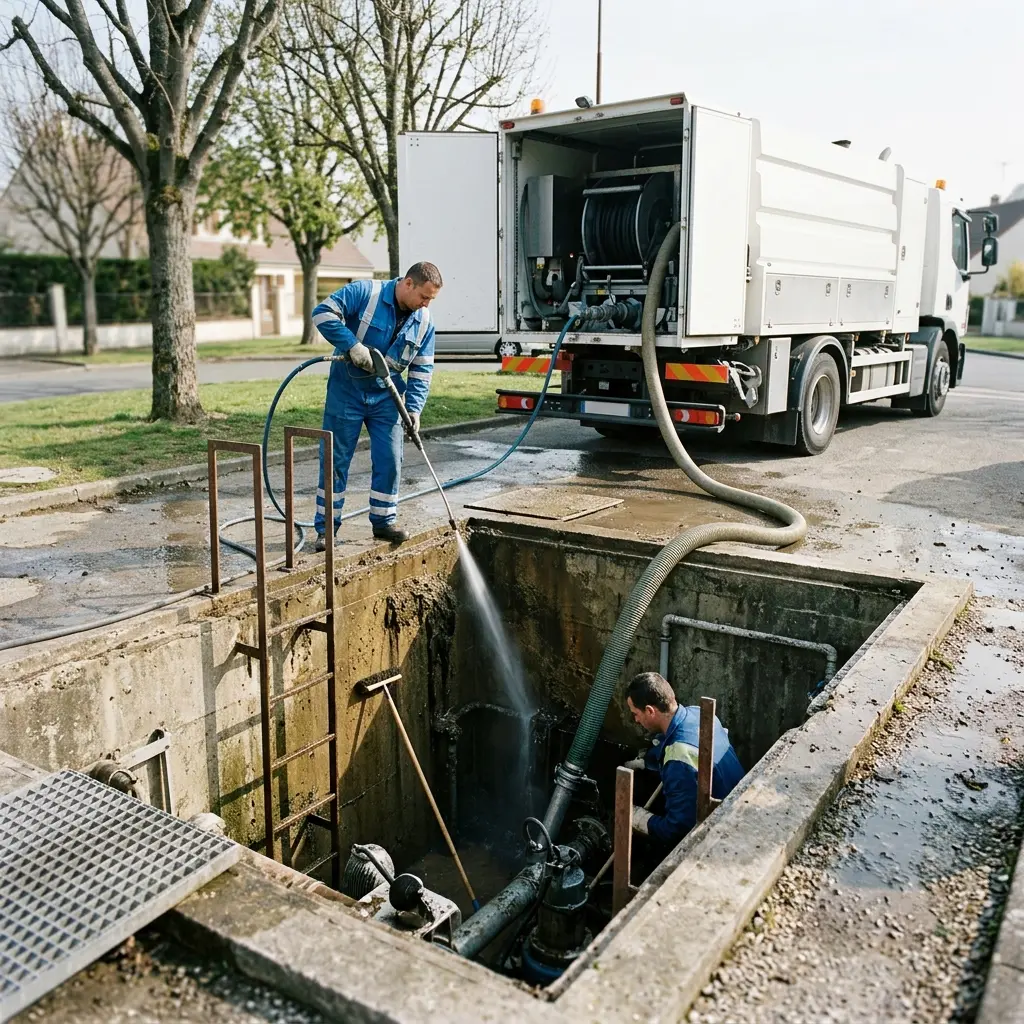 Curage poste de relevage Neuville-sur-Oise (95000)