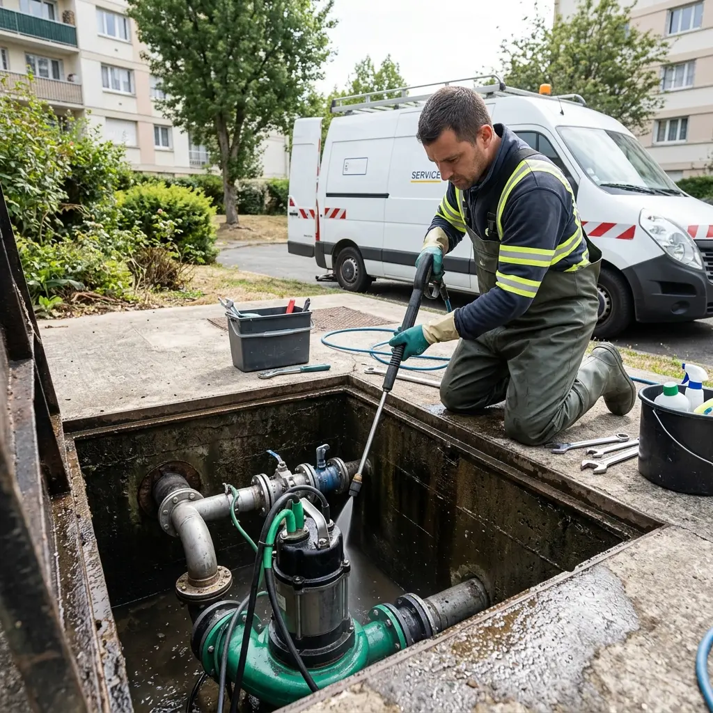 Curage poste de relevage Franconville (95130)