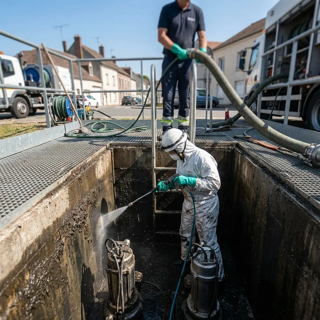 Curage poste de relevage Beaumont-sur-Oise (95260)