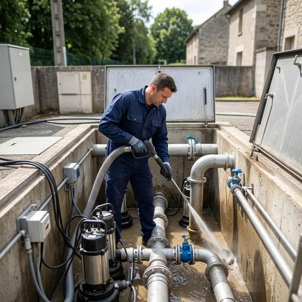 Recommandations générales pour la maintenance du poste de relevage à Luzarches