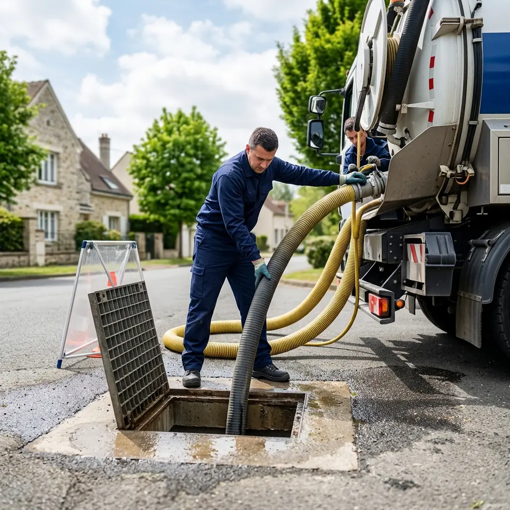 Curage poste de relevage Saint-Prix (95390)