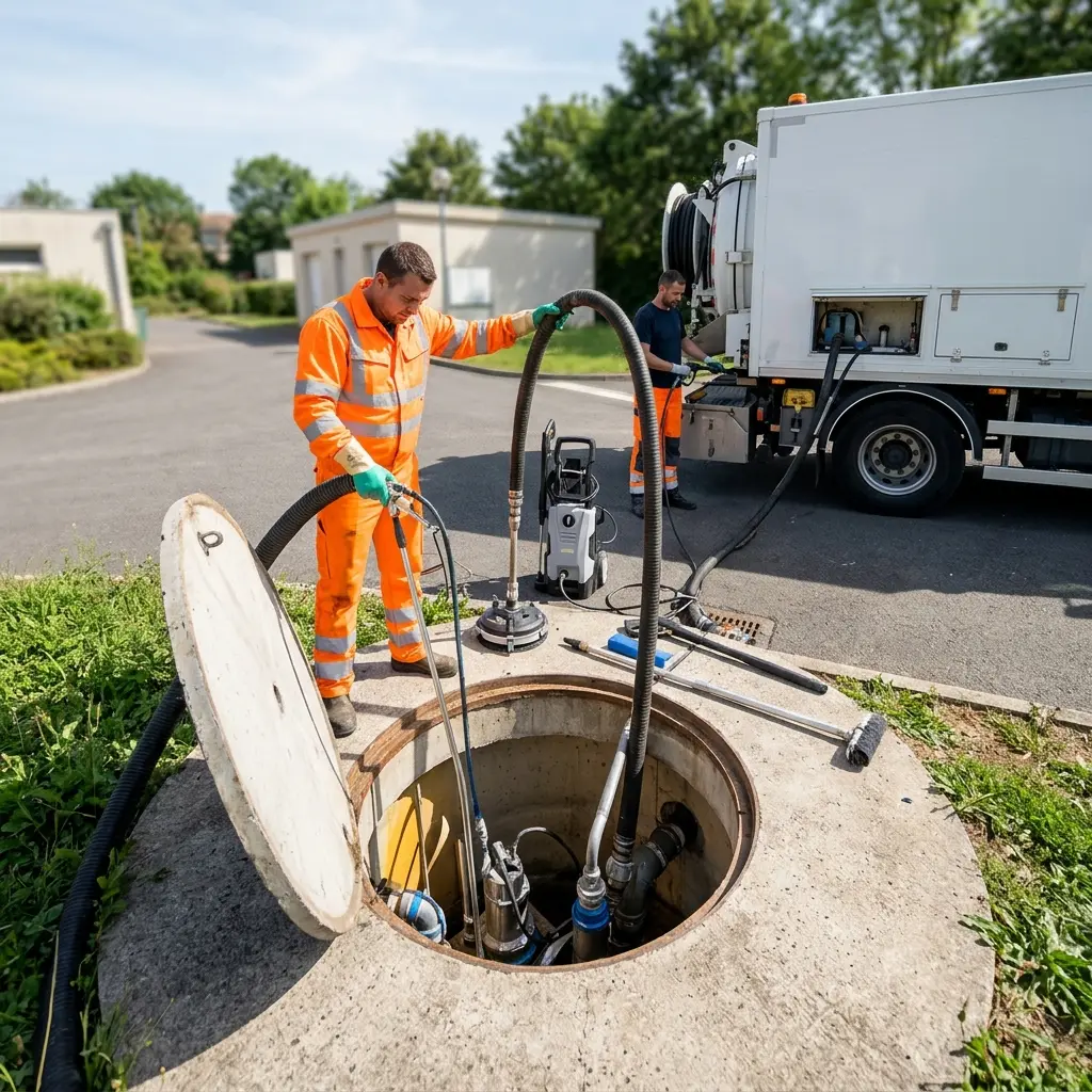 Comment se déroule le curage poste de relevage à Villiers-le-Bel ?