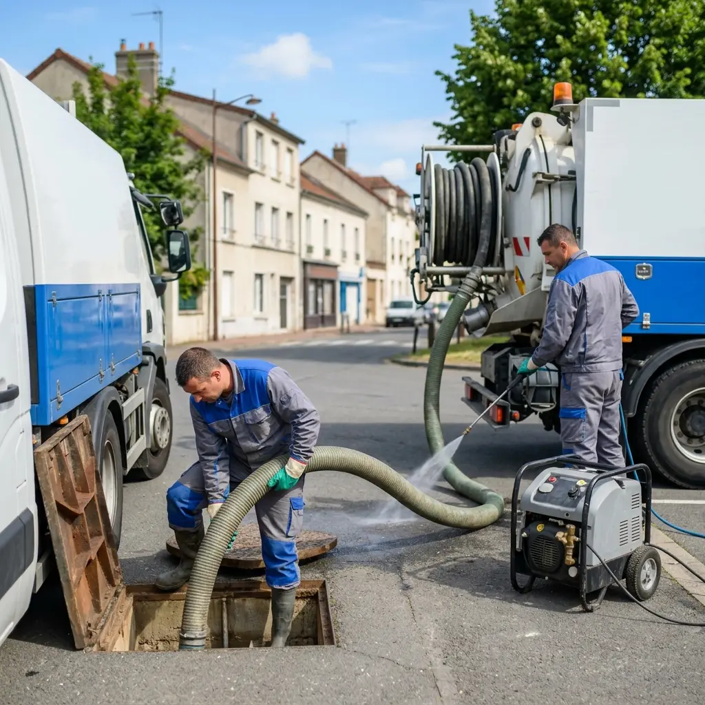 Curage poste de relevage Villiers-le-Bel (95400)