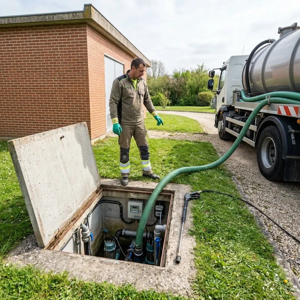 Curage poste de relevage Magny-en-Vexin (95420)