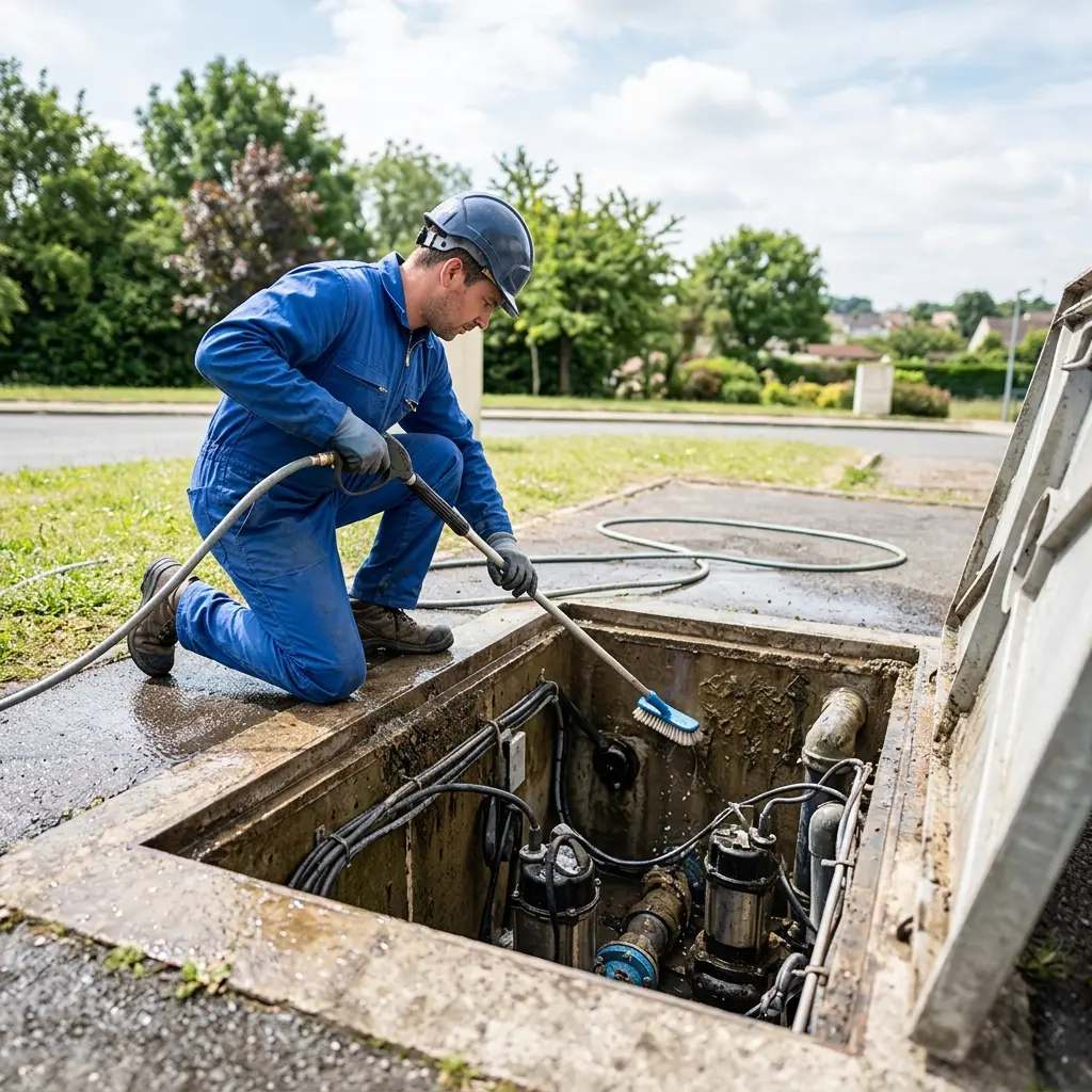 Curage poste de relevage Écouen (95440)