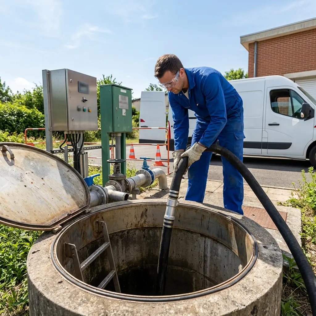 Curage poste de relevage Saint-Witz (95470)