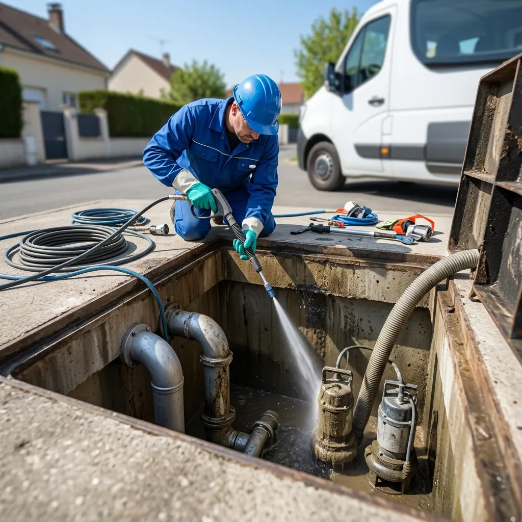 Curage poste de relevage Gonesse (95500)