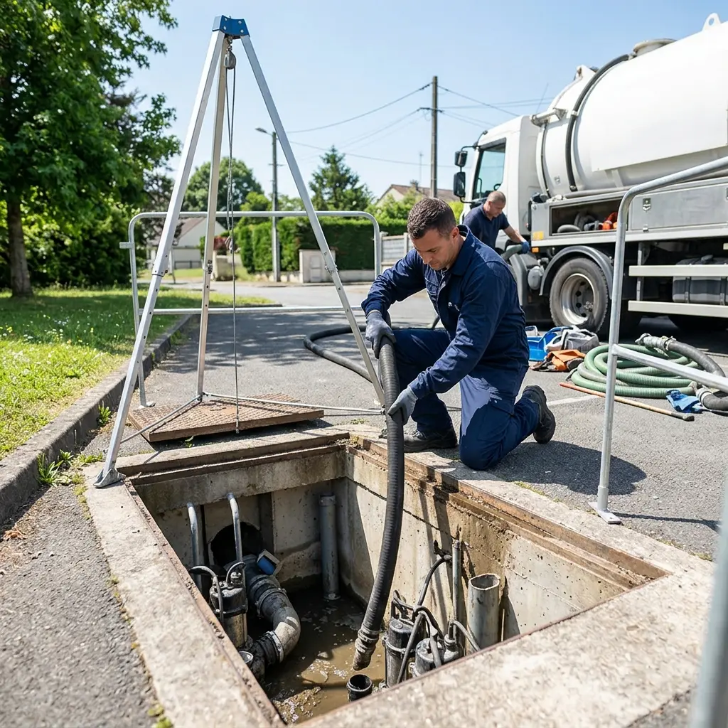 Curage poste de relevage Méry-sur-Oise (95540)