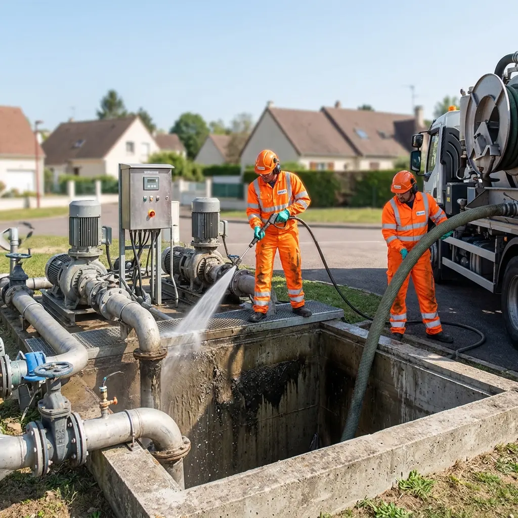 Curage poste de relevage Bessancourt (95550)