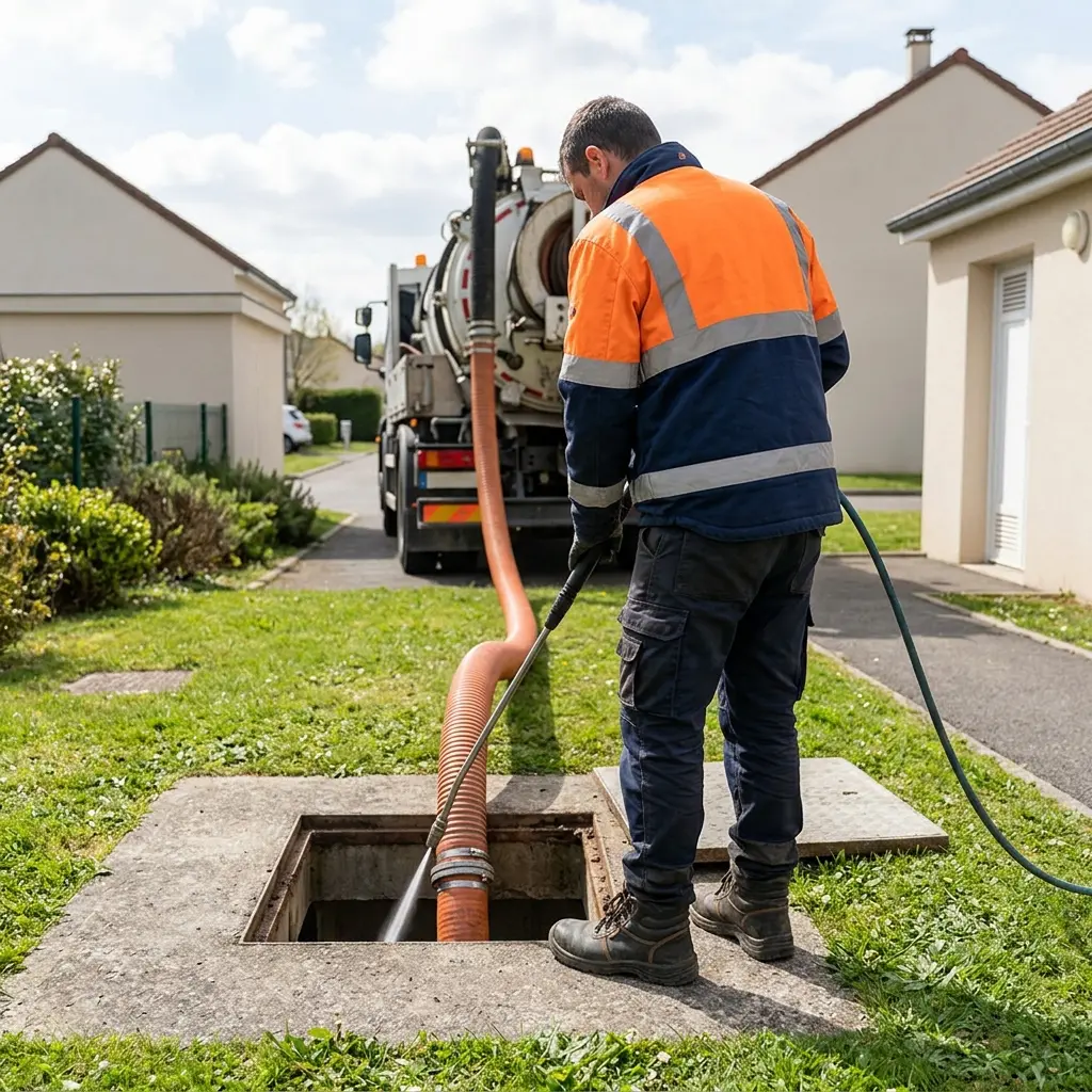 Notre approche de curage de poste de relevage à Andilly