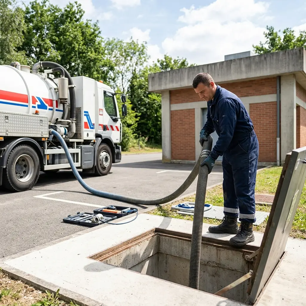 Notre approche technique de curage poste de relevage à Frépillon