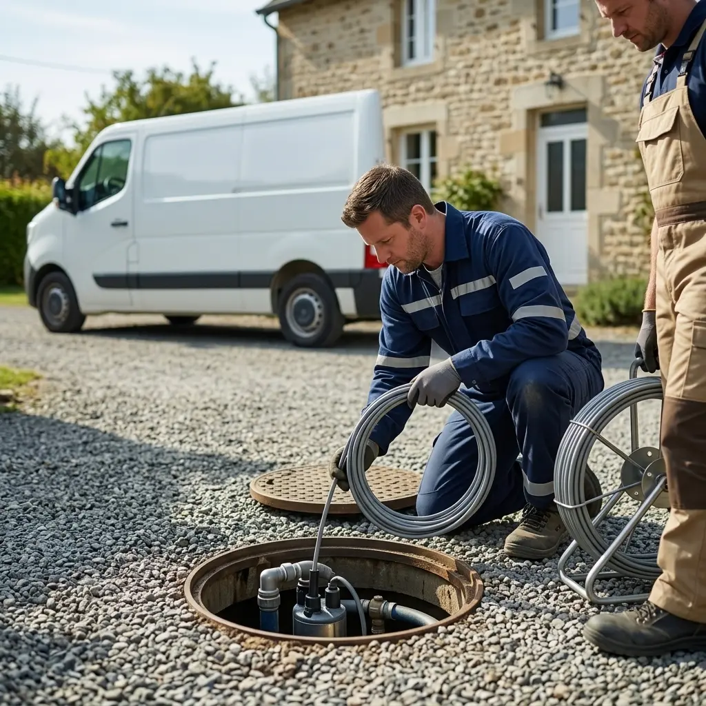 Débouchage pompe de relevage Courtisols (51460)