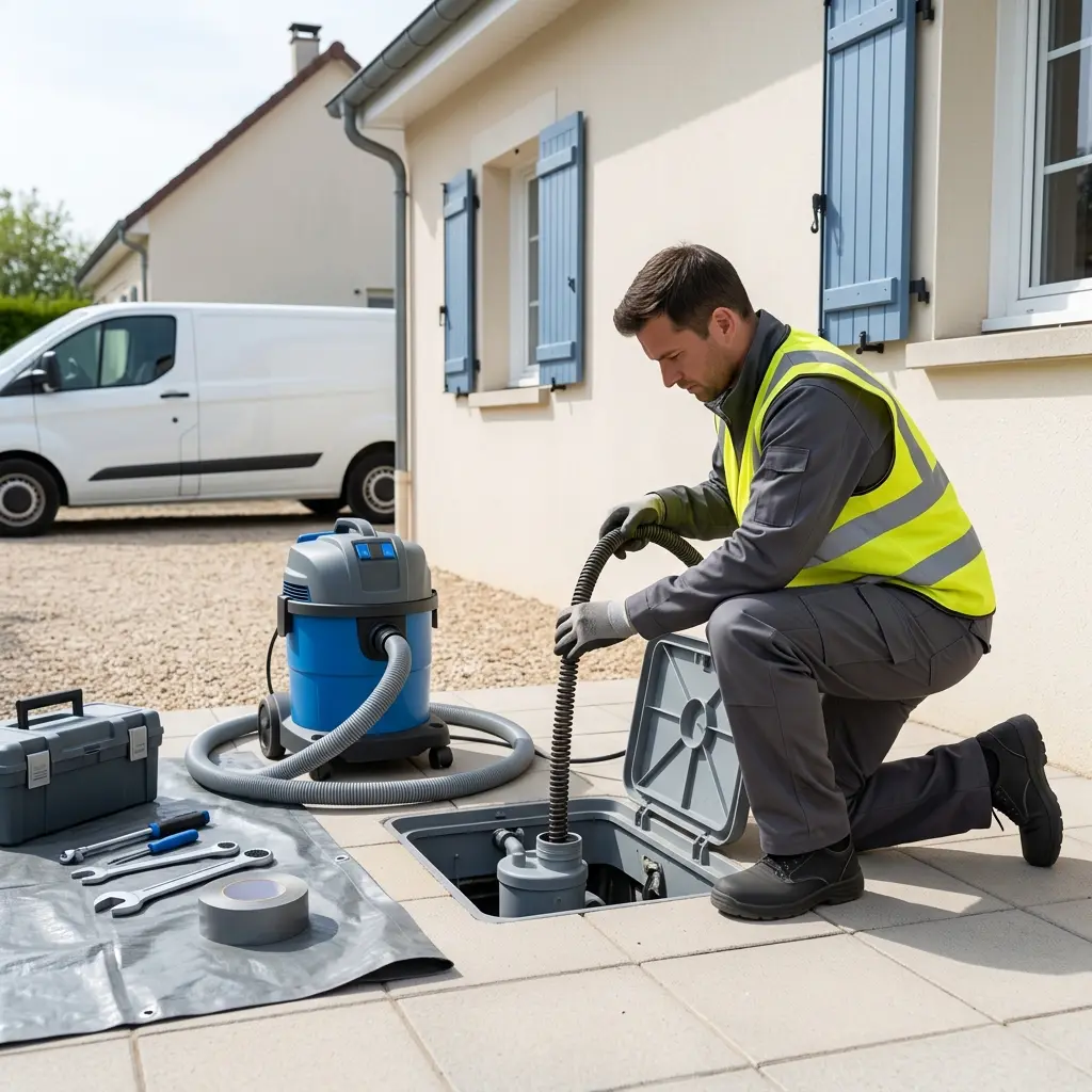 Débouchage pompe de relevage Berstett (67370)