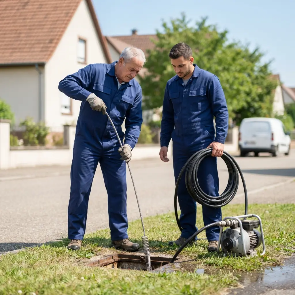 Débouchage pompe de relevage Rœschwoog (67480)