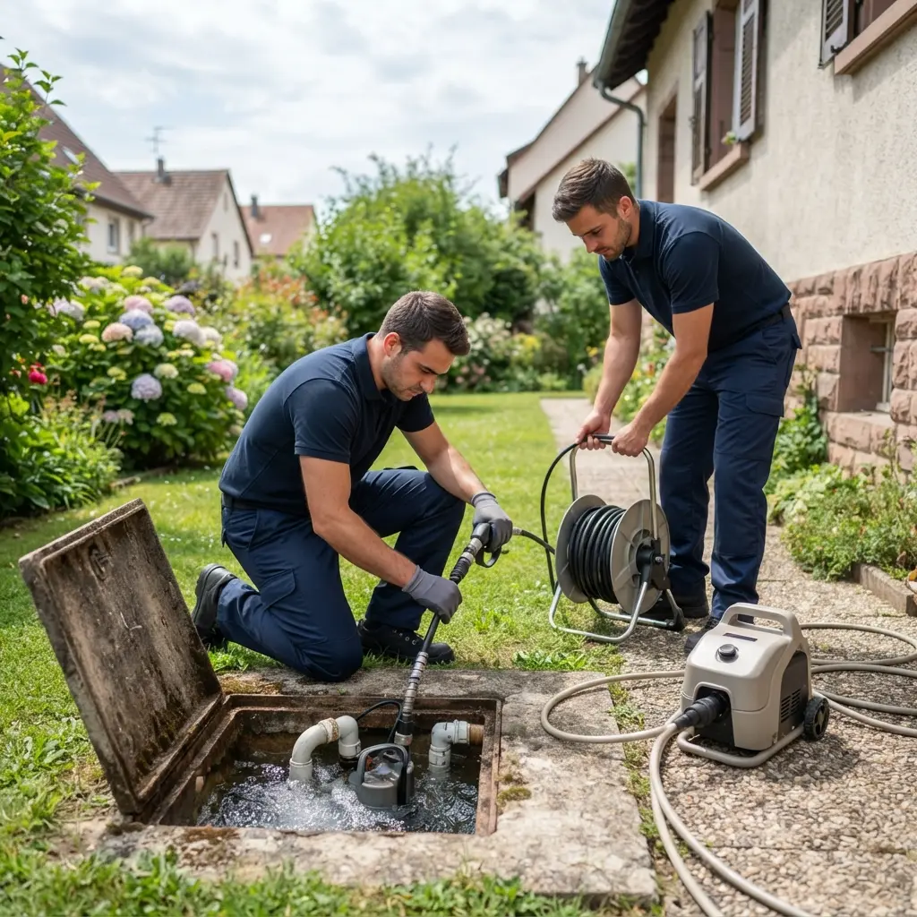 Débouchage pompe de relevage Ingersheim (68040)