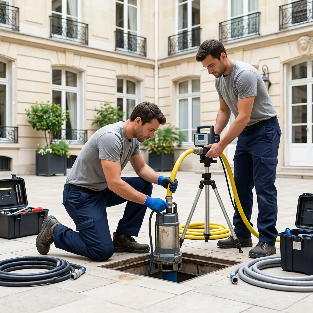 Débouchage pompe de relevage Paris 8 (75008)