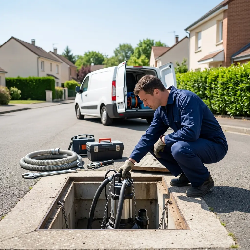 Débouchage pompe de relevage Lésigny (77150)