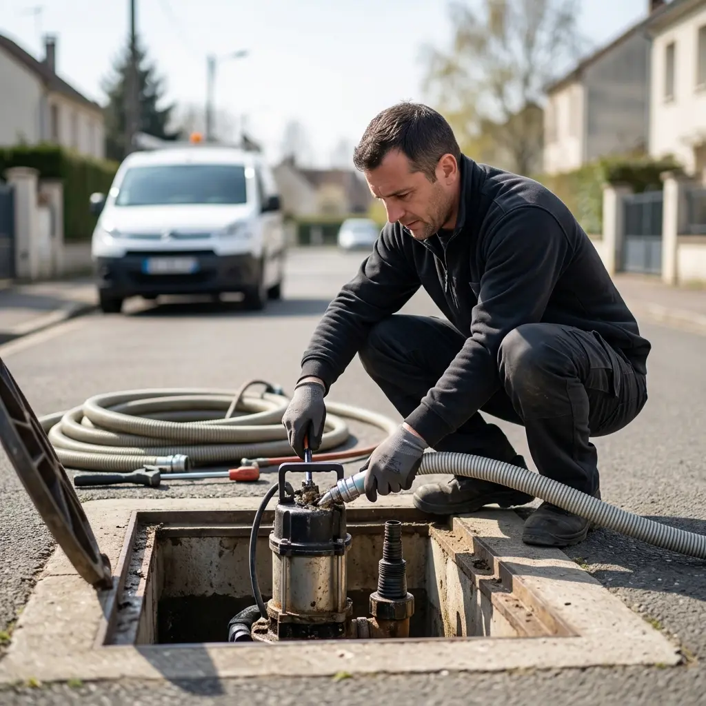 Débouchage pompe de relevage Nandy (77176)