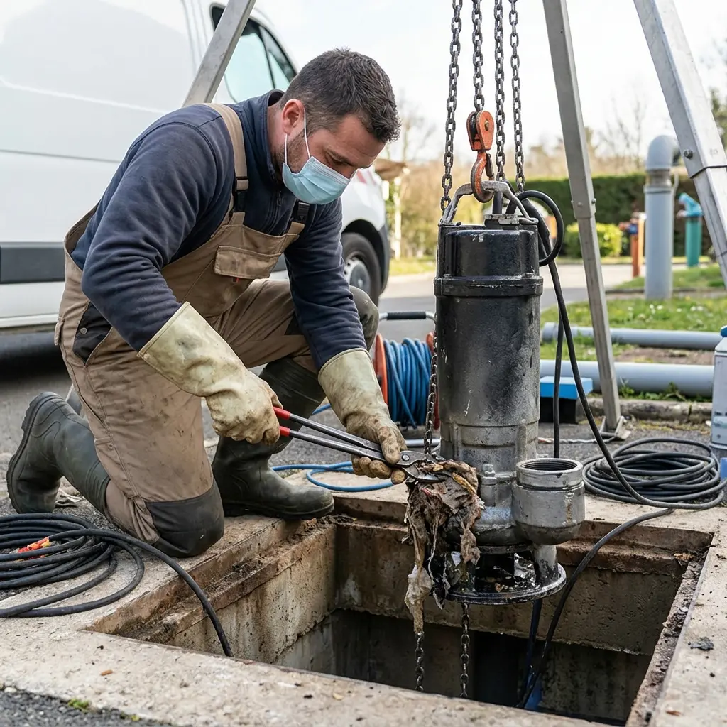 Débouchage pompe de relevage Dammarie-les-Lys (77190)