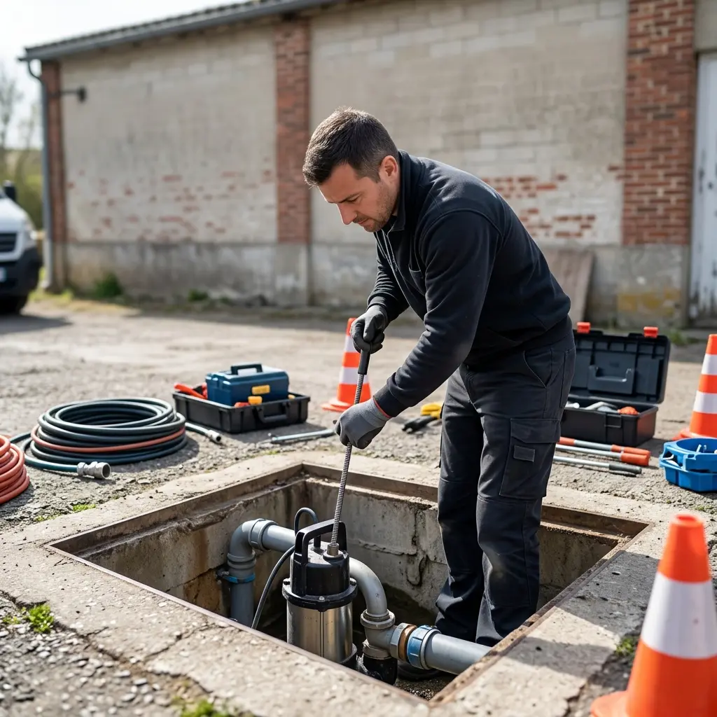 Débouchage pompe de relevage Chaumes-en-Brie (77390)