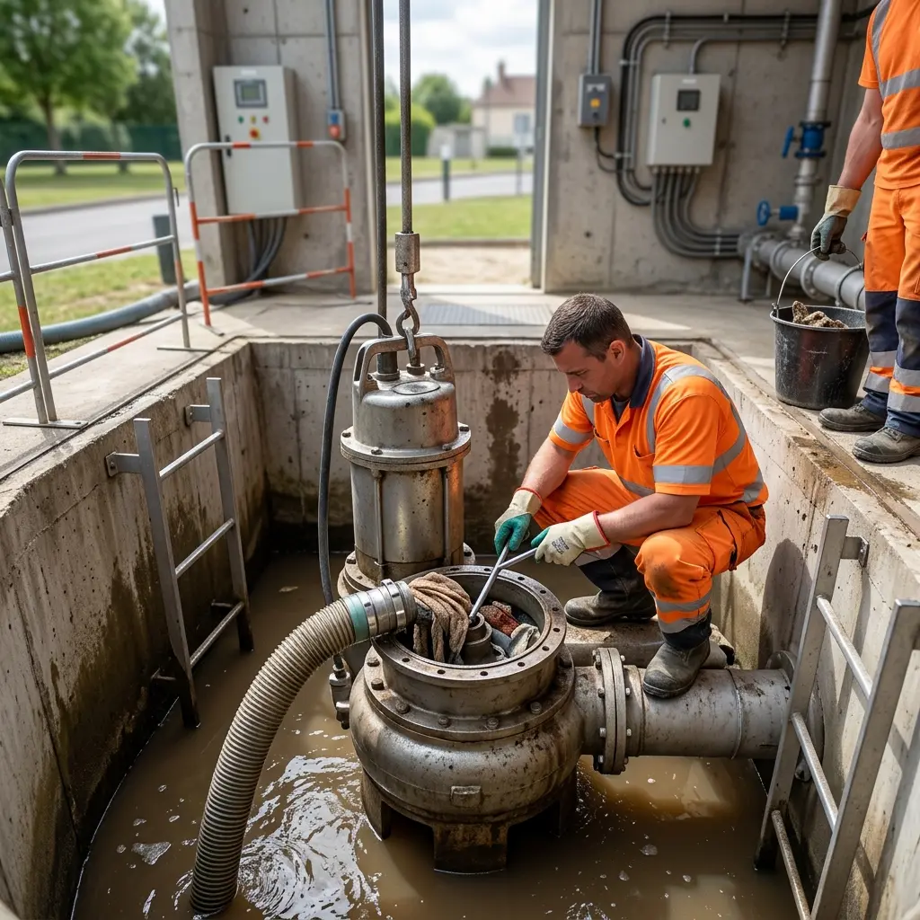 Débouchage pompe de relevage Bray-sur-Seine (77480)