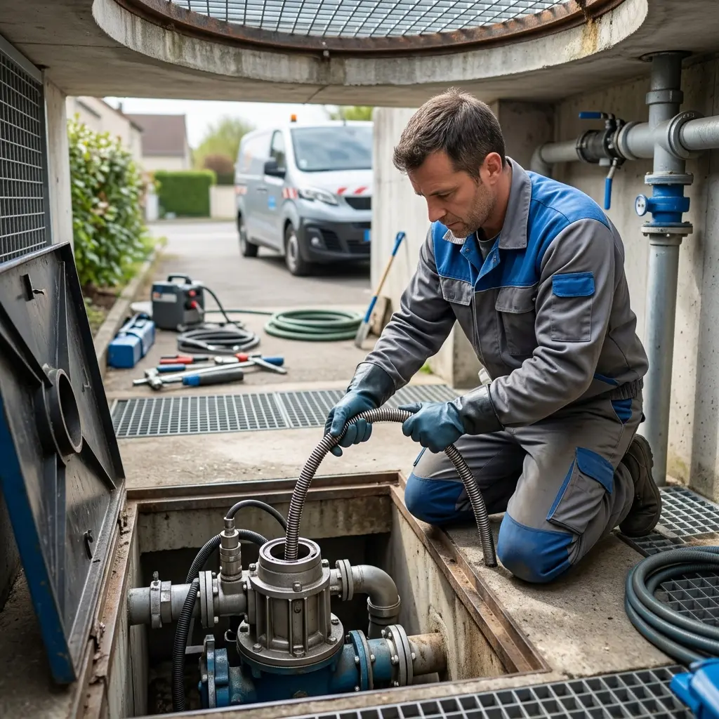 Débouchage pompe de relevage Jouarre (77640)