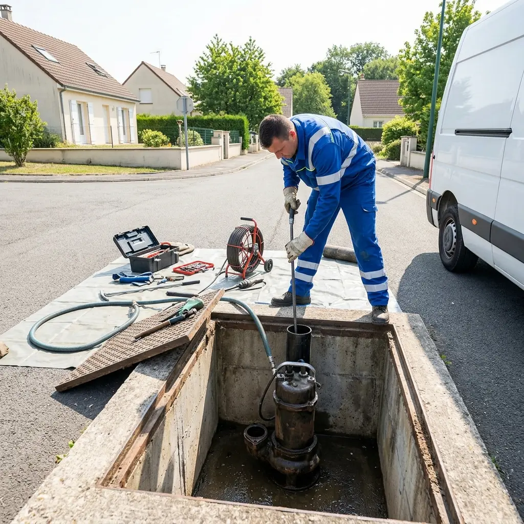 Débouchage pompe de relevage Roissy-en-Brie (77680)