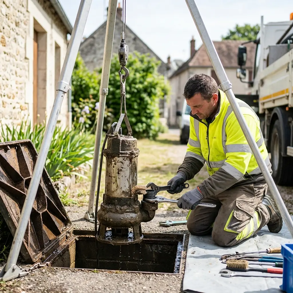 Débouchage pompe de relevage Montigny-sur-Loing (77690)