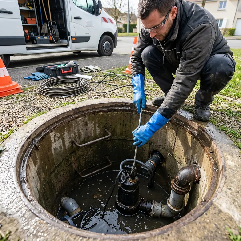 Débouchage pompe de relevage Vulaines-sur-Seine (77870)