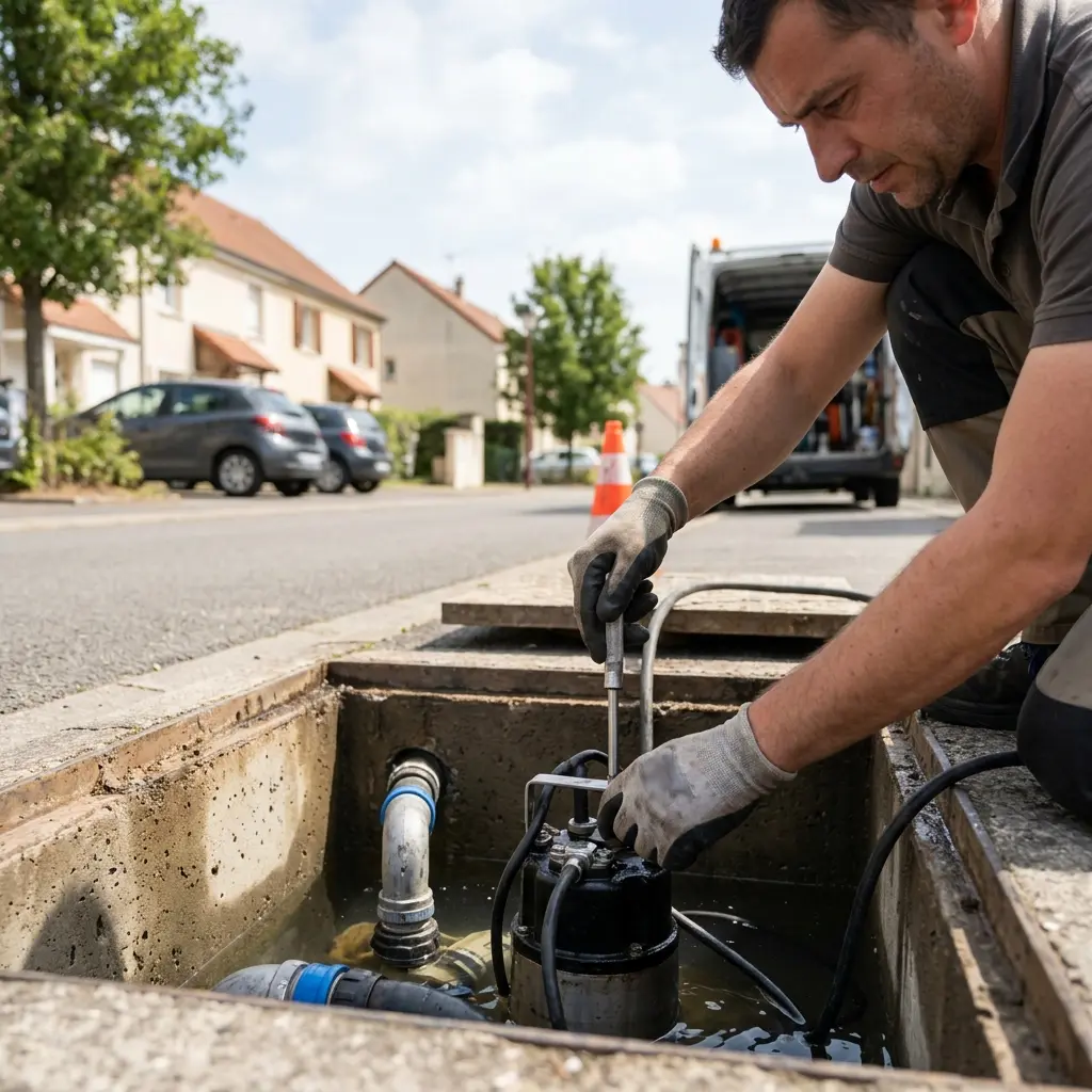 Débouchage pompe de relevage Rubelles (77950)