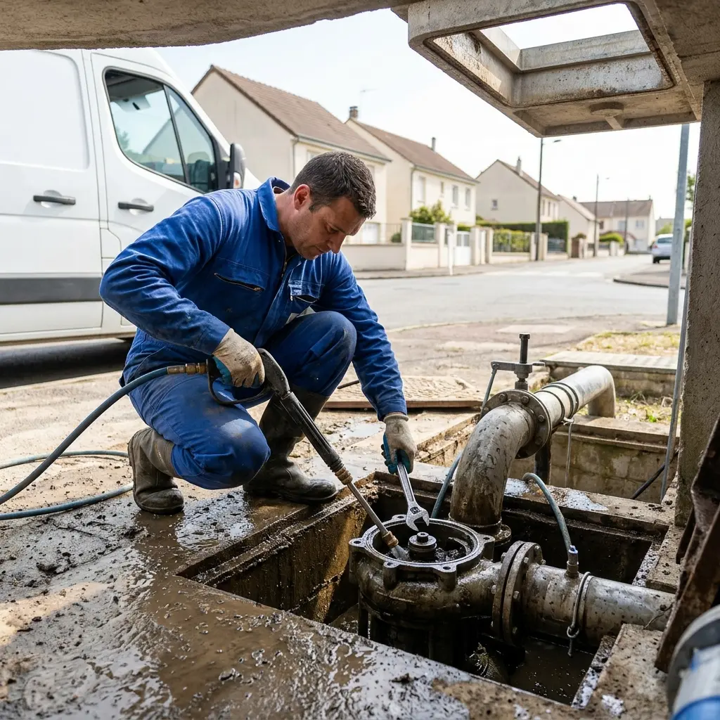Débouchage pompe de relevage Bonnières-sur-Seine (78270)